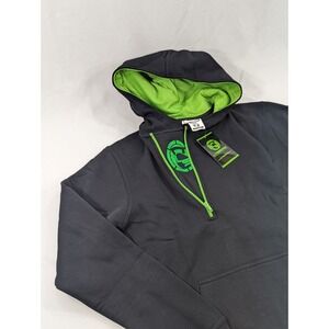 NWT Livesore Pullover Tight‎ Fit Compression Hoodie Mens LARGE offset Zip Black
